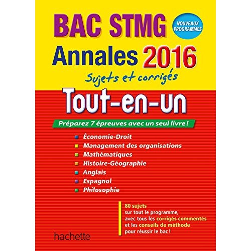 ANNALES 2016 LE TOUT-EN-UN TERM STMG