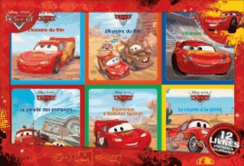 CARS - COFFRET 12 LIVRES - 6 HISTOIRES + 6 COLORIAGES - DISNEY PIXAR