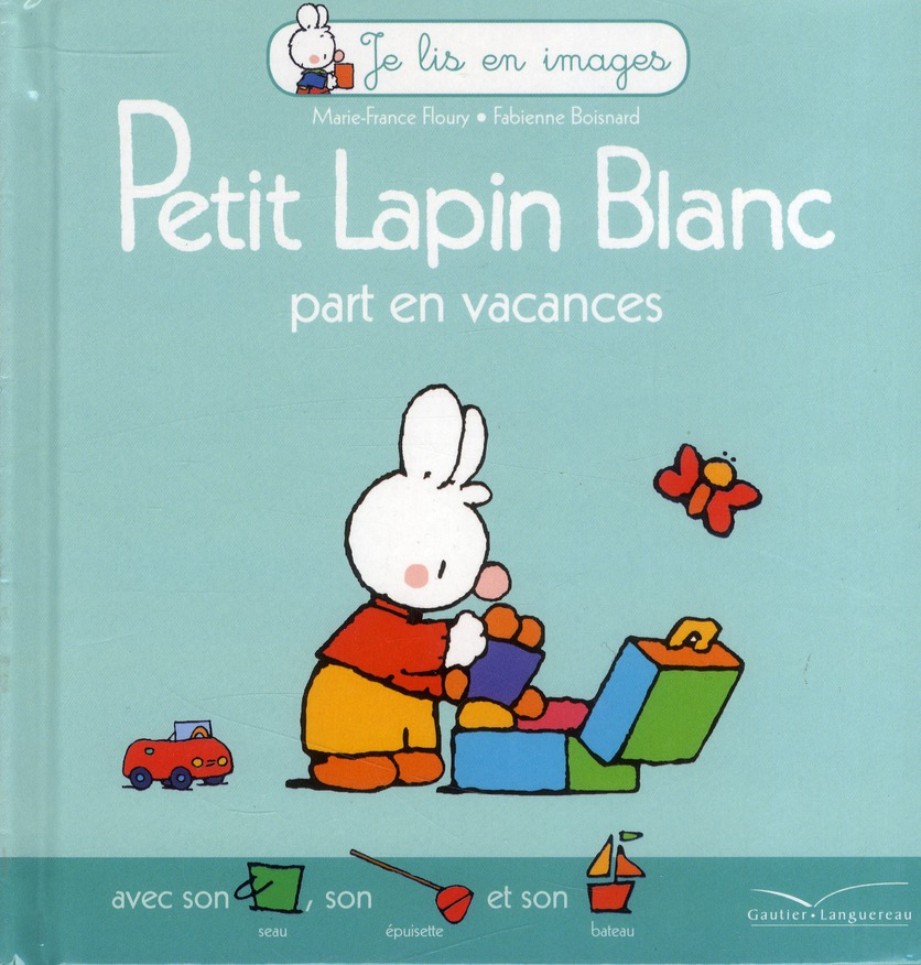 PETIT LAPIN BLANC PART EN VACANCES