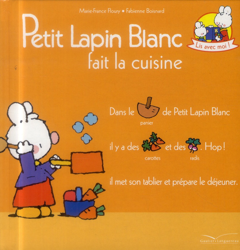 PETIT LAPIN BLANC FAIT LA CUISINE