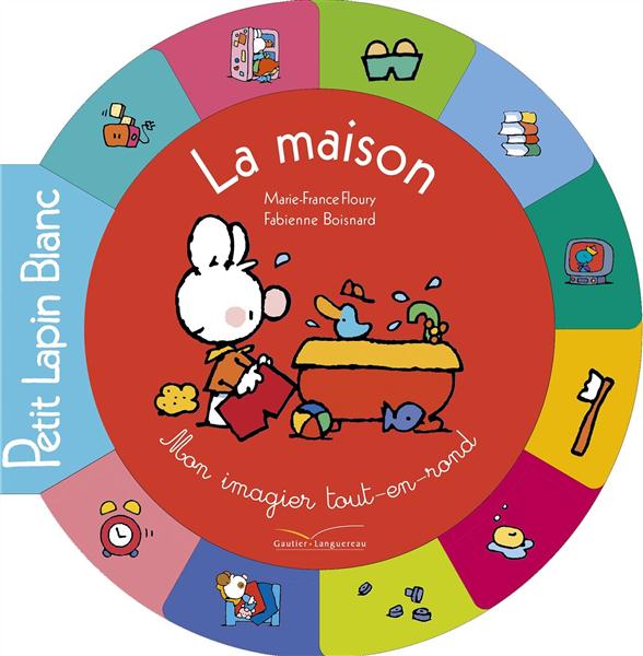 TOUT CARTON ROND PETIT LAPIN BLANC - LA MAISON