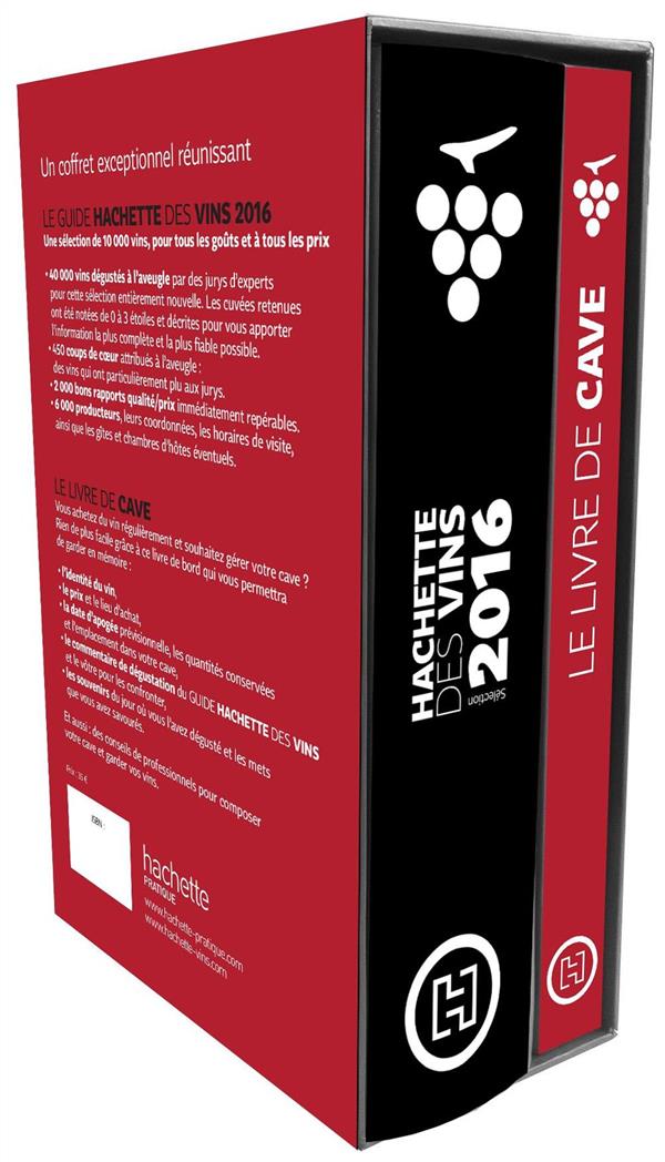 COFFRET GUIDE HACHETTE DES VINS + LIVRE DE CAVE