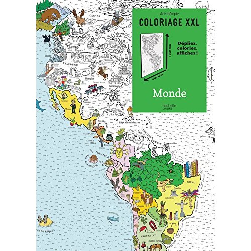 COLORIAGE XXL MONDE