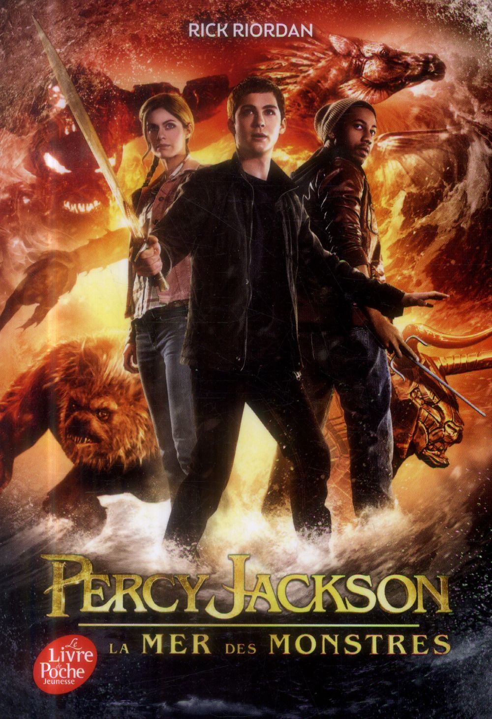 PERCY JACKSON - TOME 2 - LA MER DES MONSTRES (EDITION AVEC AFFICHE DU FILM EN COUVERTURE)