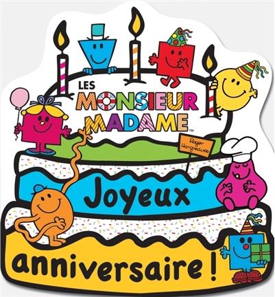 MONSIEUR MADAME - LIVRE D'ACTIVITES JOYEUX ANNIVERSAIRE !