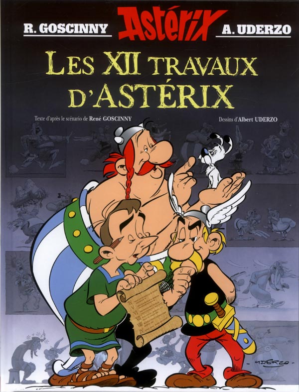 ASTERIX - ALBUM ILLUSTRE - LES 12 TRAVAUX D'ASTERIX (HORS COLLECTION)