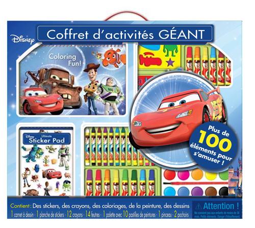 COFFRET D'ACTIVITES GEANT CARS & CIE TITRE SPECTACULAIRE