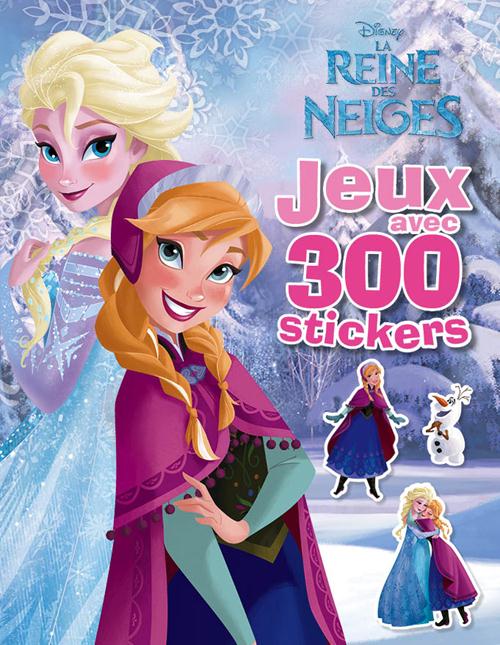 LA REINE DES NEIGES - 300 STICKERS (ELSA ET ANNA).