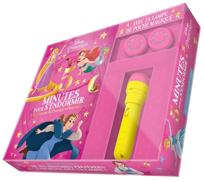 DISNEY PRINCESSES - COFFRET 5 MINUTES POUR S'ENDORMIR - 5 HISTOIRES PRINCESSES ET LEURS AMIS - AVEC