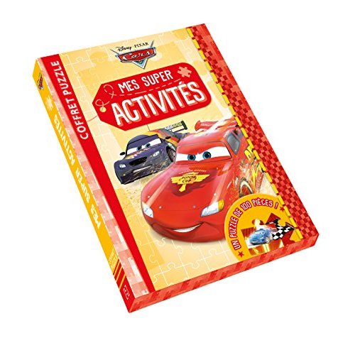 CARS, MES SUPERS ACTIVITES + PUZZLE 100 PIECES, COLL. COFFRET MES PETITES CREATIONS