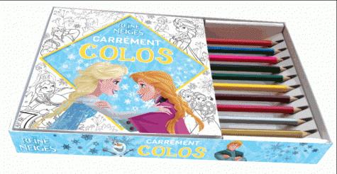 COFFRET REINE DES NEIGES CARREMENT COLOS