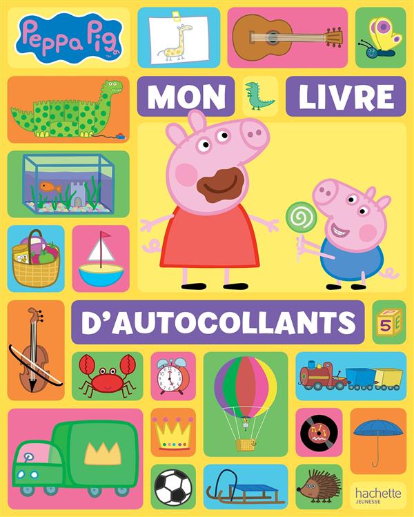 PEPPA PIG - MON LIVRE D'AUTOCOLLANTS