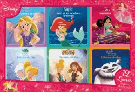 DISNEY PRINCESSES - COFFRET 12 LIVRES - 6 HISTOIRES + 6 COLORIAGES