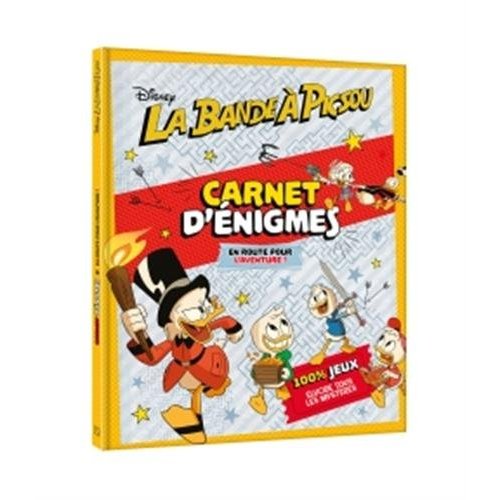 LA BANDE A PICSOU - CARNETS D'ENIGMES - EN ROUTE POUR L'AVENTURE ! - DISNEY