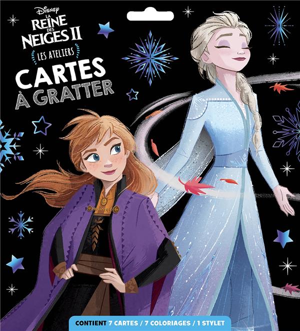 LA REINE DES NEIGES - POCHETTE LES ATELIERS - CARTES A GRATTER - DISNEY