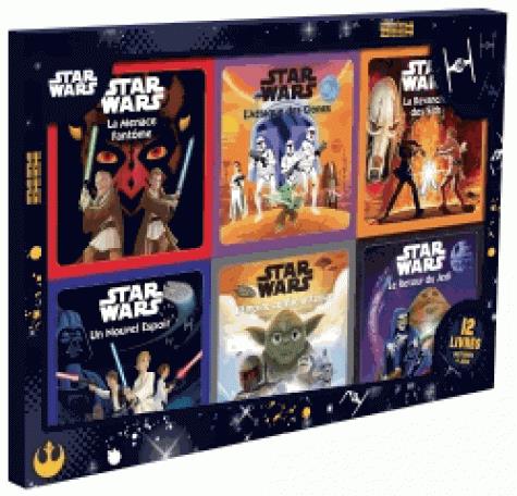 STAR WARS - COFFRET 12 LIVRES - 6 HISTOIRES + 6 COLORIAGES