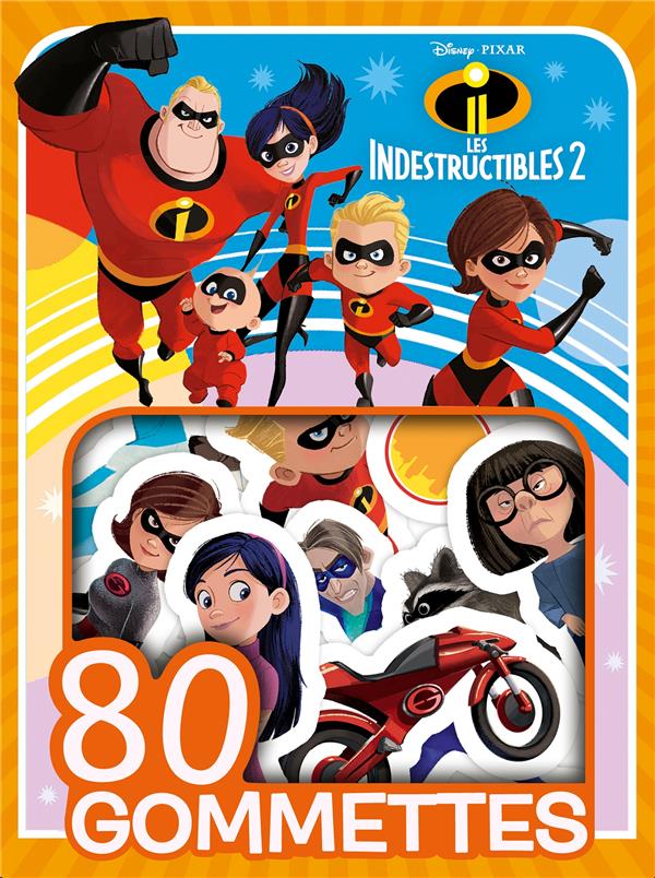 LES INDESTRUCTIBLES 2 - 80 GOMMETTES - DISNEY PIXAR