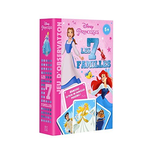 DISNEY PRINCESSES - JEU DE CARTES - 7 FAMILLES