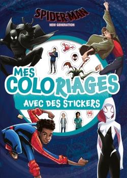 SPIDER-MAN NEW GENERATION - MES COLORIAGES AVEC STICKERS - MARVEL - .