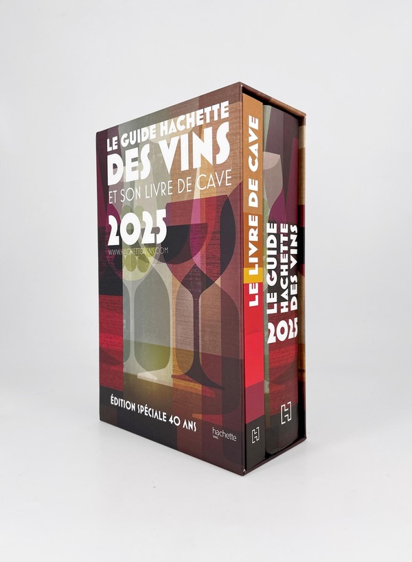 COFFRET GUIDE HACHETTE DES VINS 2025 - EDITION SPECIALE 40 ANS