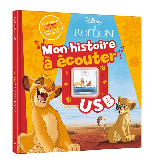 LE ROI LION - MON HISTOIRE A ECOUTER - L'HISTOIRE DU FILM - LIVRE CLE USB- DISNEY - AUDIO