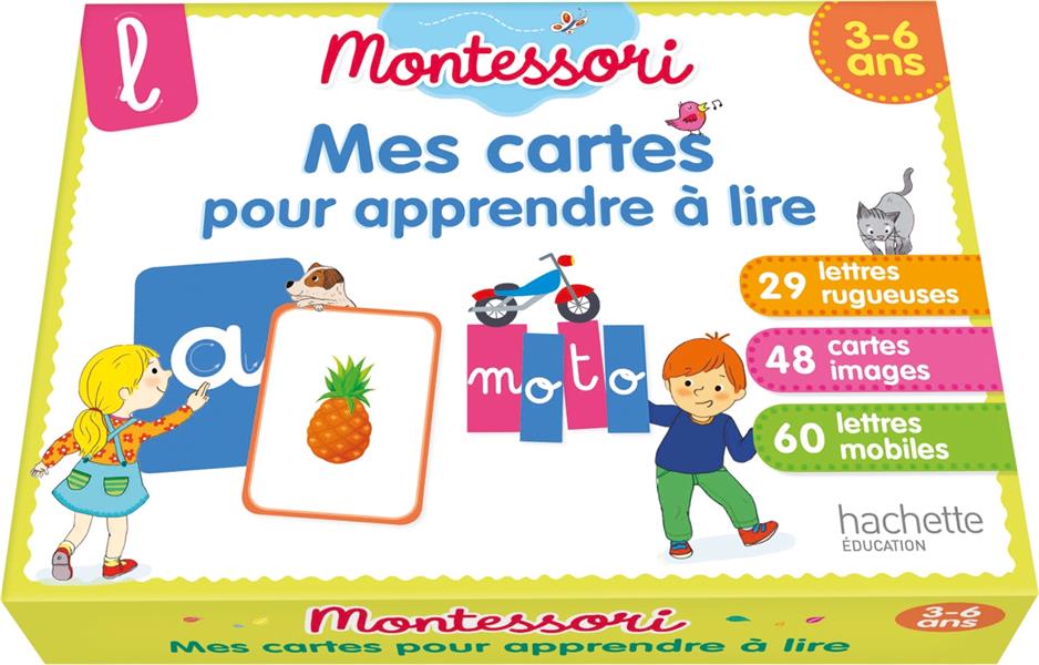 MONTESSORI MES CARTES POUR APPRENDRE A LIRE 3-6 ANS