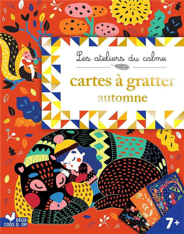 CARTES A GRATTER AUTOMNE - POCHETTE AVEC ACCESSOIRES