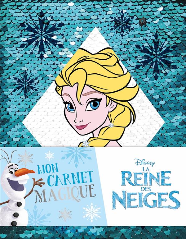 LA REINE DES NEIGES - CARNET A SEQUINS