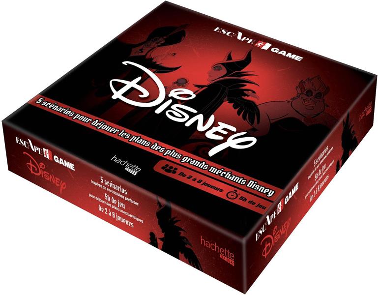 ESCAPE GAME DISNEY - 5 SCENARIOS POUR DEJOUER LES PLANS DES PLUS GRANDS MECHANTS DISNEY