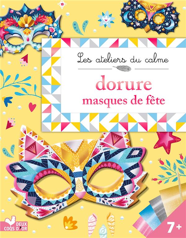 MASQUES A DORER - POCHETTE AVEC ACCESSOIRES