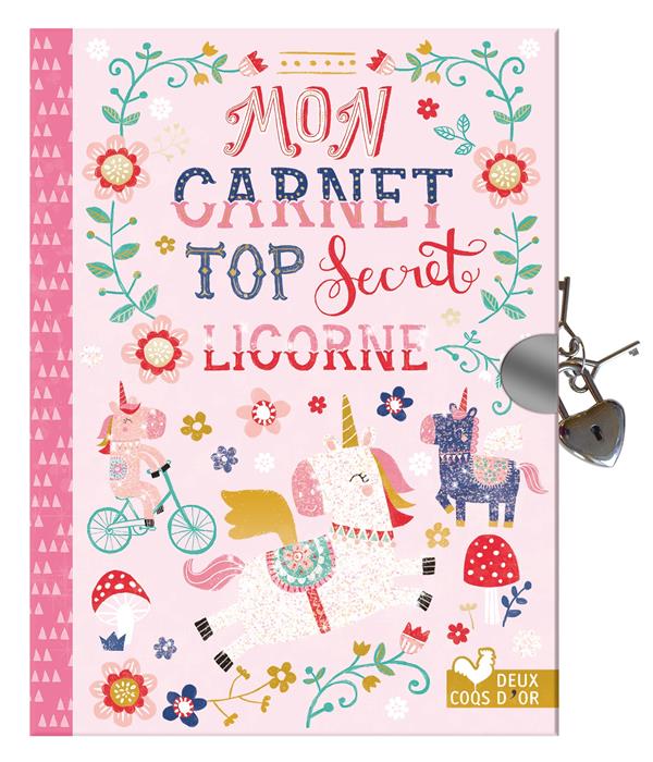 MON CARNET TOP SECRET LICORNES