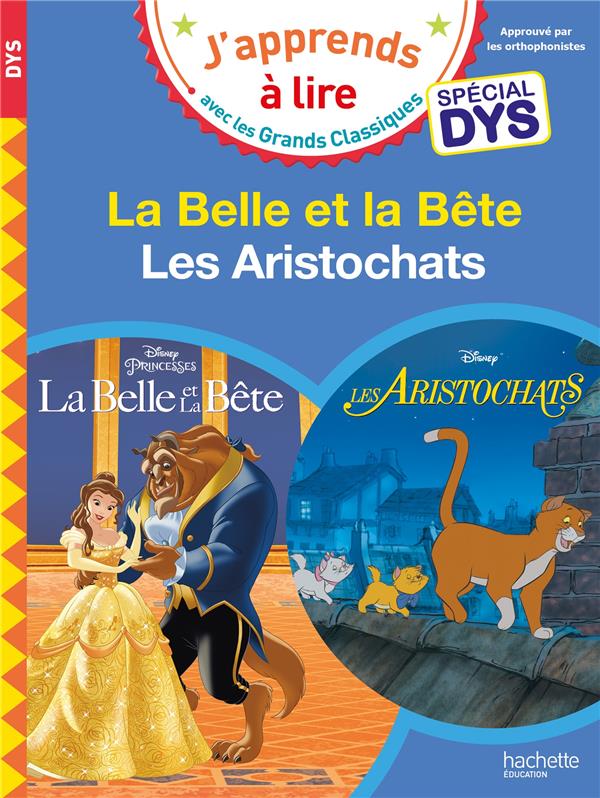 DISNEY - LA BELLE ET LA BETE / LES ARISTOCHATS - SPECIAL DYS (DYSLEXIE)