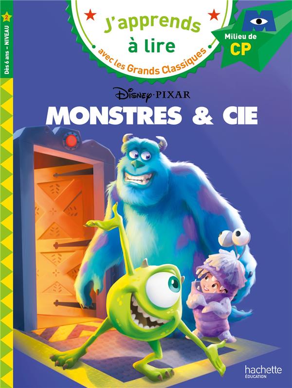 DISNEY - MONSTRES ET CIE, CP NIVEAU 2