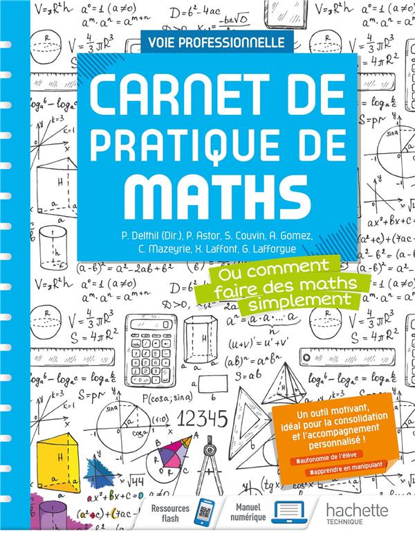 CARNET DE PRATIQUE DE MATHS BAC PRO - CAHIER DE CONSOLIDATION - ED. 2021