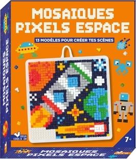 MOSAIQUES PIXELS ESPACE - COFFRET AVEC ACCESSOIRES