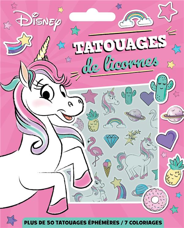 STANDARD CHARACTERS - POCHETTE LES ATELIERS - TATOOS - KAWAI LICORNES - DISNEY