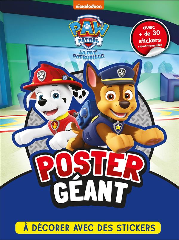 PAT' PATROUILLE - POSTER GEANT A DECORER