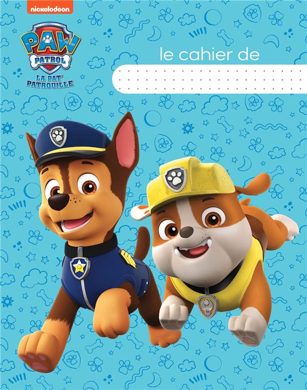 PAT' PATROUILLE - CAHIER D'ECOLIER NED