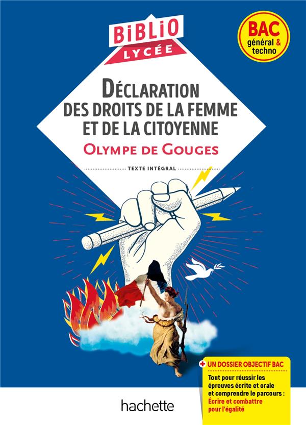 BIBLIOLYCEE - DECLARATION DES DROITS DE LA FEMME ET DE LA CITOYENNE, DE GOUGES - BAC 2025 - PARCOURS