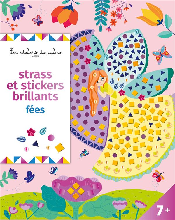 STRASS ET STICKERS BRILLANTS FEES - POCHETTE AVEC ACCESSOIRES