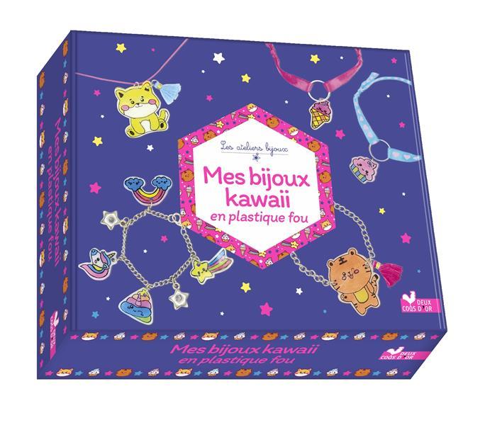 MES BIJOUX KAWAII EN PLASTIQUE FOU - COFFRET AVEC ACCESSOIRES