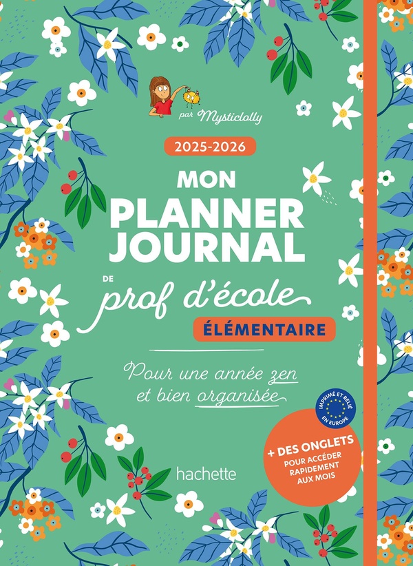 MON PLANNER JOURNAL DE PROF D'ECOLE ELEMENTAIRE - EDITION 2025-2026