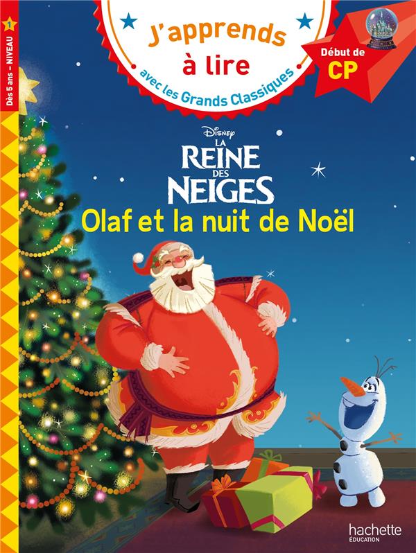 DISNEY - OLAF ET LA NUIT DE NOEL !, CP NIVEAU 1