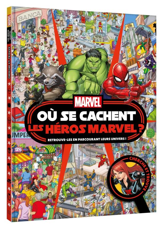 MARVEL - OU SE CACHENT LES HEROS MARVEL ? - CHERCHE ET TROUVE