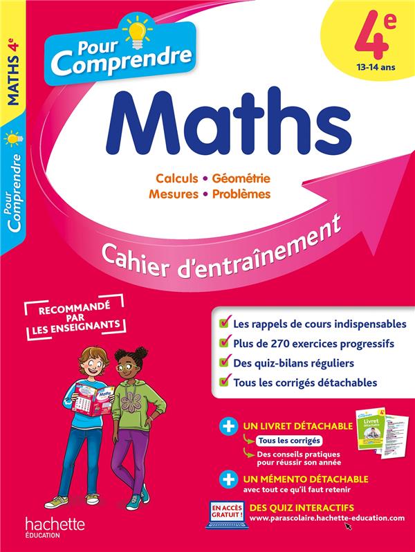 POUR COMPRENDRE MATHS 4E