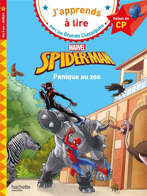 DISNEY - MARVEL - SPIDER-MAN PANIQUE AU ZOO, CP NIVEAU 1