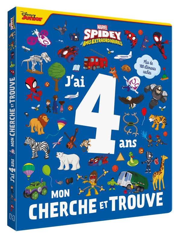 SPIDEY ET SES AMIS EXTRAORDINAIRES - MON CHERCHE ET TROUVE - J'AI 4 ANS - MARVEL