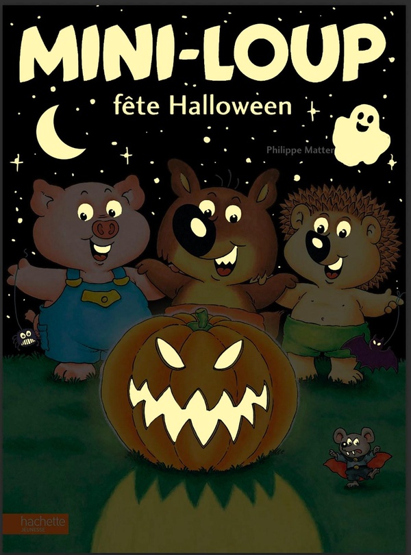 MINI-LOUP HALLOWEEN COUVERTURE PHOSPHORESCENTE