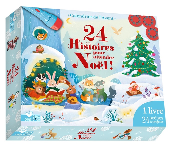 24 HISTOIRES POUR ATTENDRE NOEL - COFFRET LAMPE