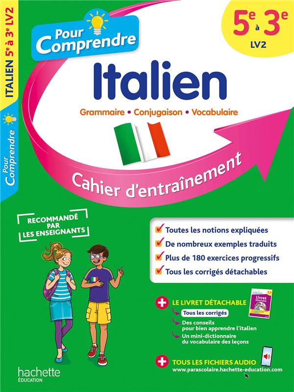 POUR COMPRENDRE ITALIEN 5E-4E-3E LV2